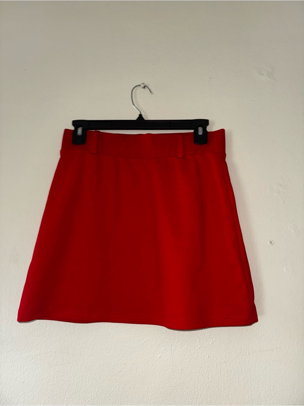 Women's Red A-Line Skirt